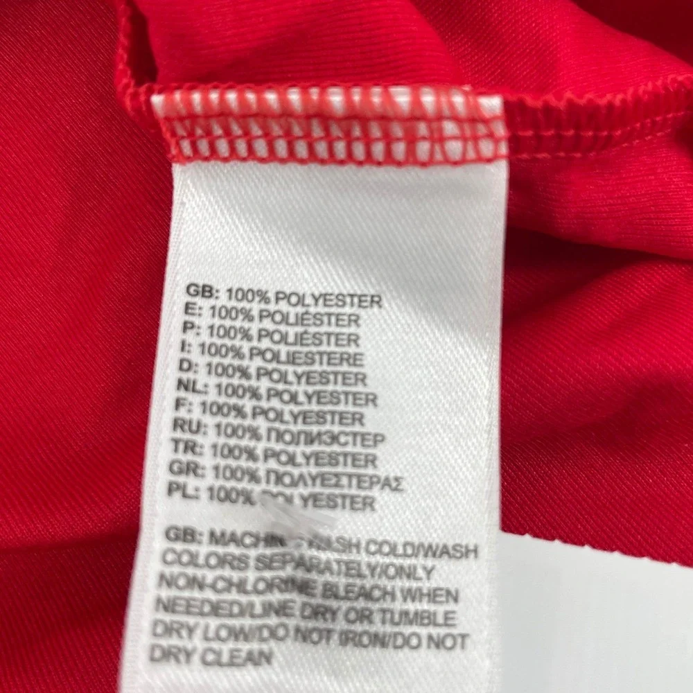 The North Face Long Sleeve VaporWick Shirt Small Red Good